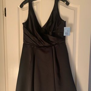 Never worn David’s Bridal black short dress